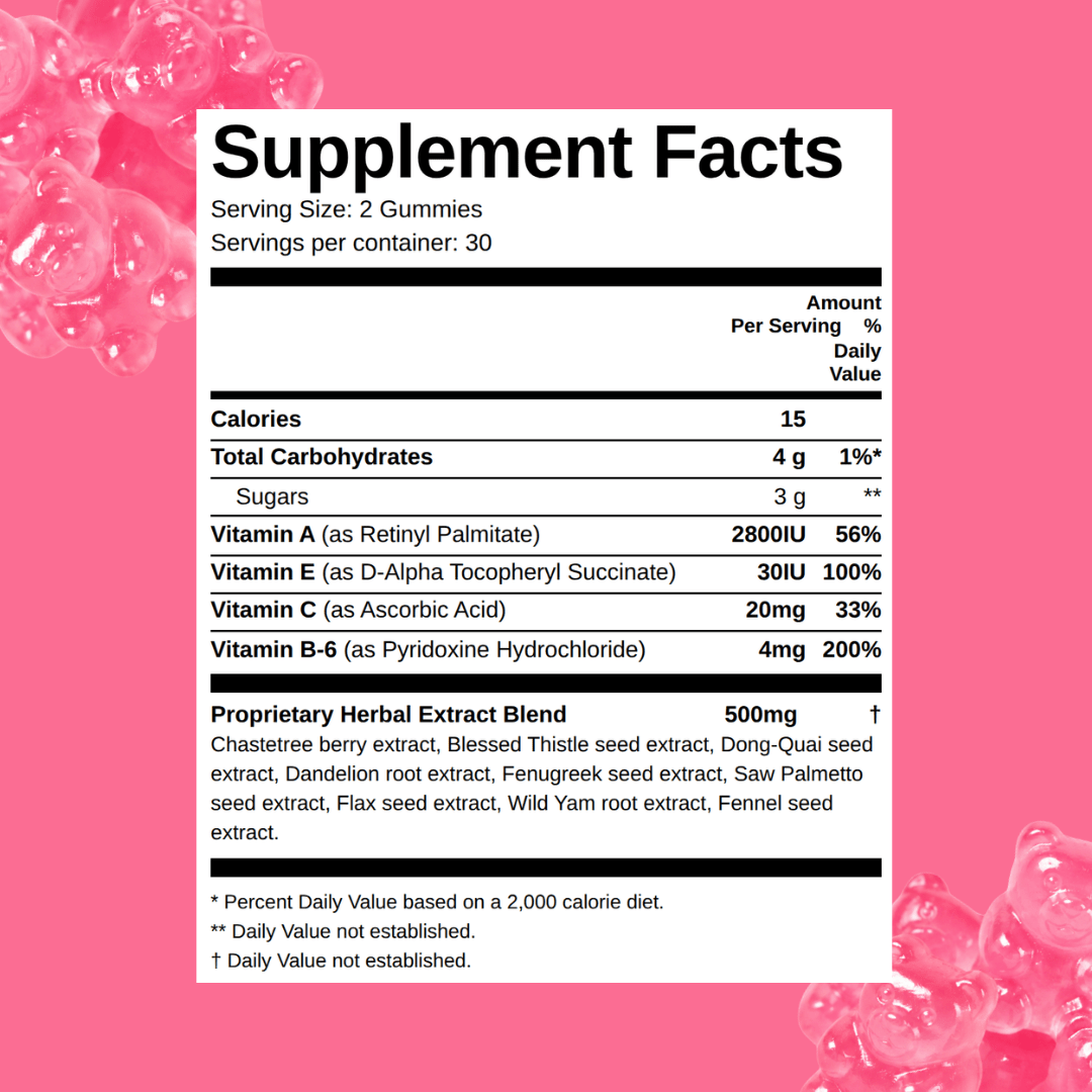 Booty & Breast Support Gummies (Post Pregnancy)