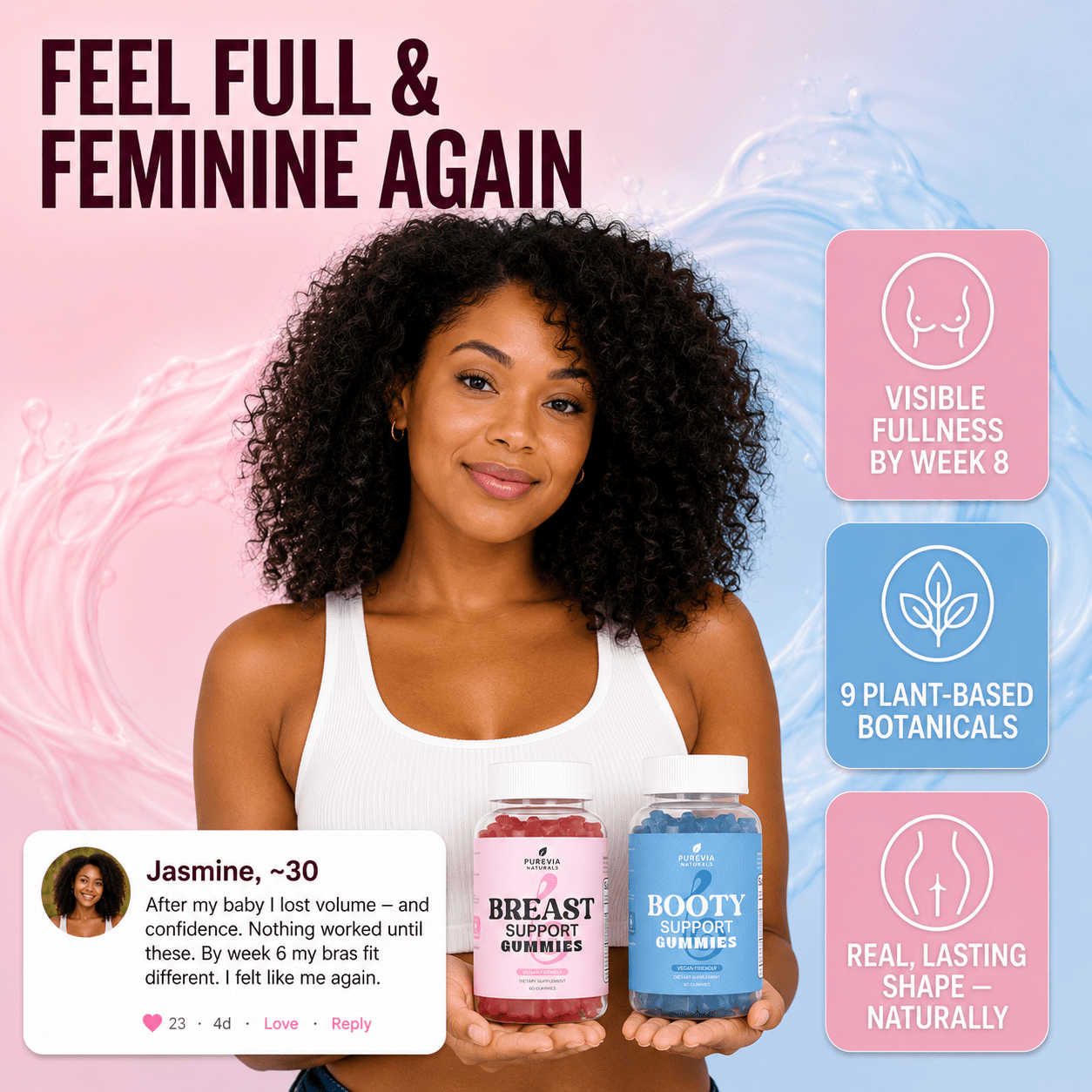 Booty & Breast Support Gummies (Post Pregnancy)
