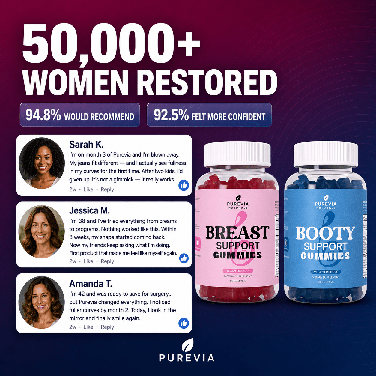 Booty & Breast Support Gummies (Post Pregnancy)