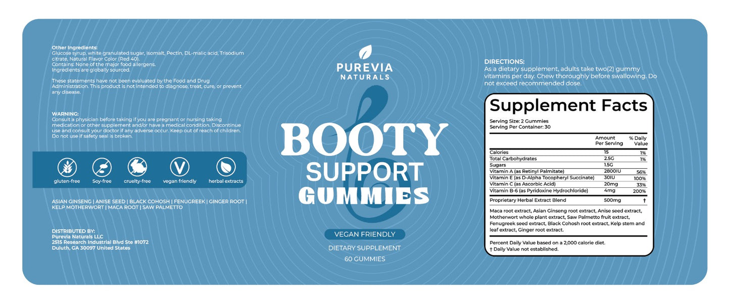 Booty & Chest Support Gummies