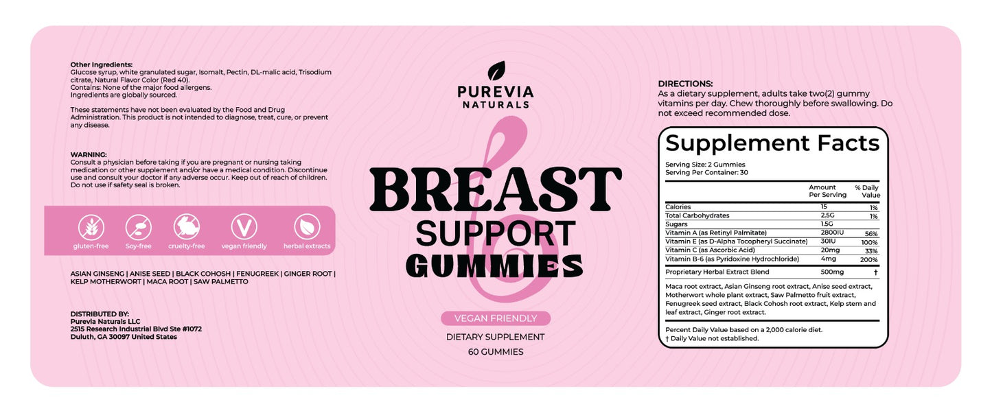 Booty & Chest Support Gummies